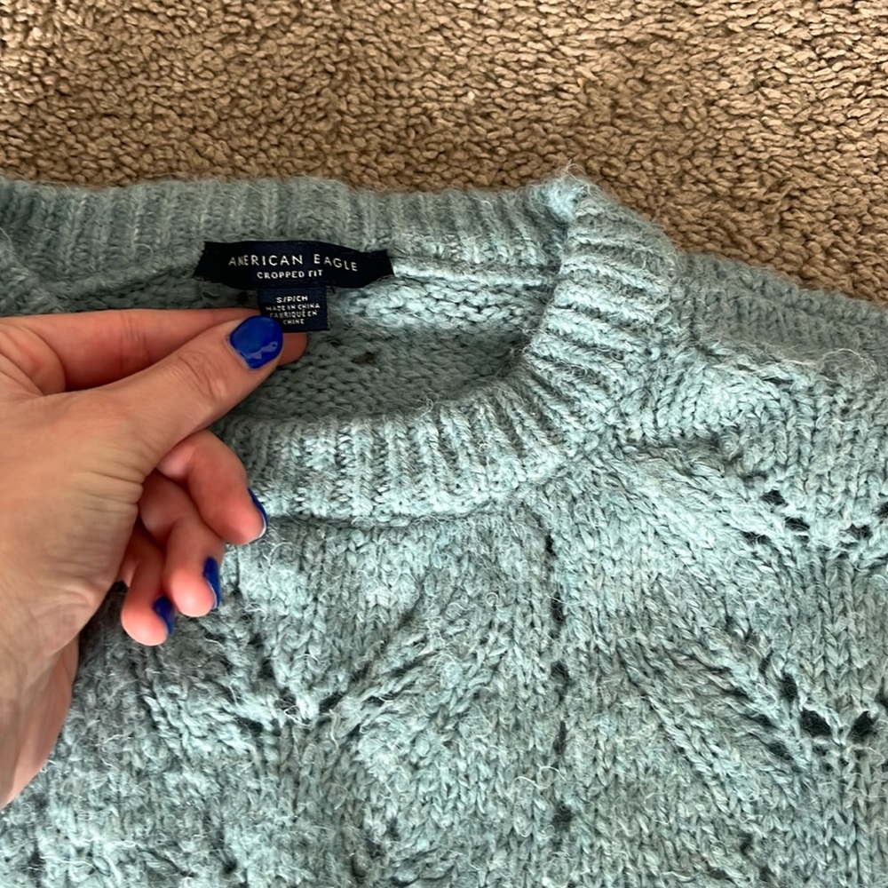 American Eagle mini sweater! 🩵